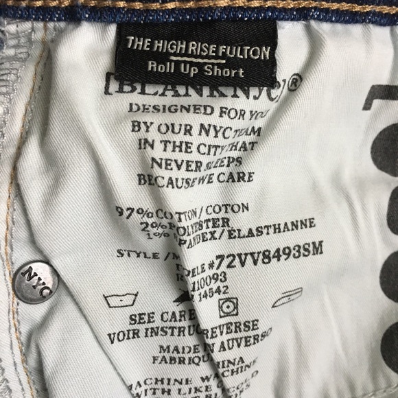 Blank NYC high rise distressed shorts - NWT - Picture 5 of 5